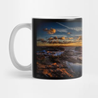 Cornish Sunset On Hayle Beach Mug
